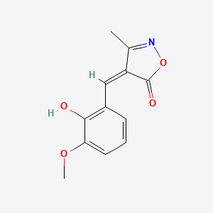 4-(2-hydroxy-3-methoxybenzylidene)-3-methylisoxazol-5(4H)-one