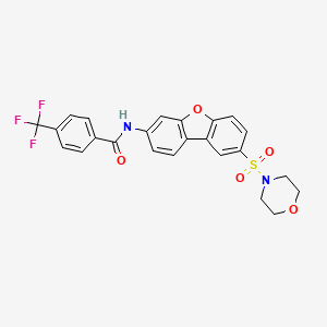 N-[8-(morpholin-4-ylsulfonyl)dibenzo[b,d]furan-3-yl]-4-(trifluoromethyl)benzamide