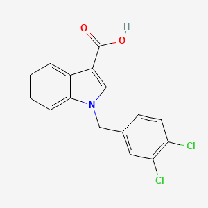 1-(3,4-dichlorobenzyl)-1H-indole-3-carboxylic acid