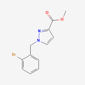 methyl 1-(2-bromobenzyl)-1H-pyrazole-3-carboxylate