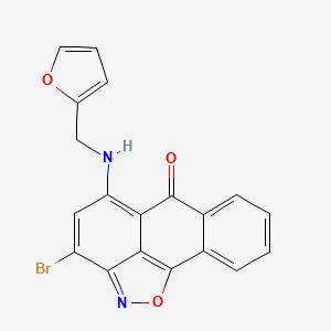 3-bromo-5-[(2-furylmethyl)amino]-6H-anthra[1,9-cd]isoxazol-6-one