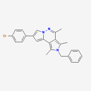 2-benzyl-8-(4-bromophenyl)-1,3,4-trimethyl-2H-dipyrrolo[1,2-b:3',4'-d]pyridazine