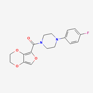 1-(2,3-dihydrofuro[3,4-b][1,4]dioxin-5-ylcarbonyl)-4-(4-fluorophenyl)piperazine