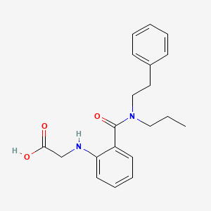 [(2-{[(2-phenylethyl)(propyl)amino]carbonyl}phenyl)amino]acetic acid