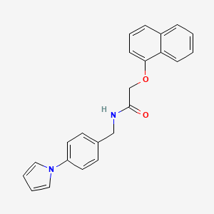 2-(1-naphthyloxy)-N-[4-(1H-pyrrol-1-yl)benzyl]acetamide