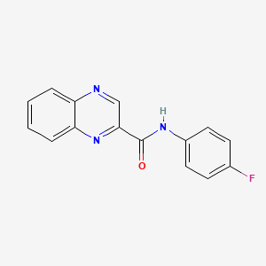 N-(4-fluorophenyl)quinoxaline-2-carboxamide