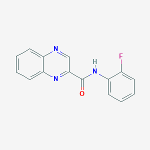 N-(2-fluorophenyl)quinoxaline-2-carboxamide