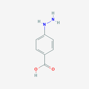 molecular formula C7H8N2O2 B043234 4-肼基苯甲酸 CAS No. 619-67-0