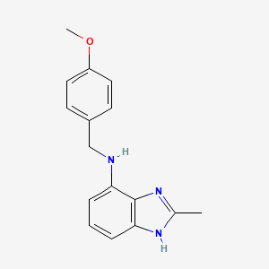 N-(4-methoxybenzyl)-2-methyl-1H-benzimidazol-7-amine