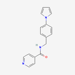 N-[4-(1H-pyrrol-1-yl)benzyl]isonicotinamide