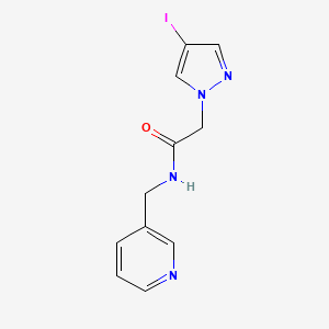 2-(4-IODO-1H-PYRAZOL-1-YL)-N-[(PYRIDIN-3-YL)METHYL]ACETAMIDE