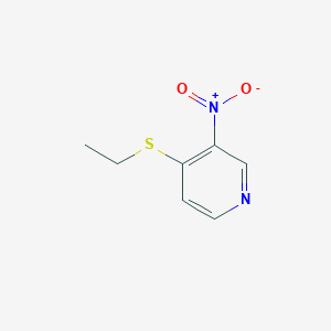 molecular formula C7H8N2O2S B432383 4-Ethylsulfanyl-3-nitropyridine CAS No. 353277-43-7