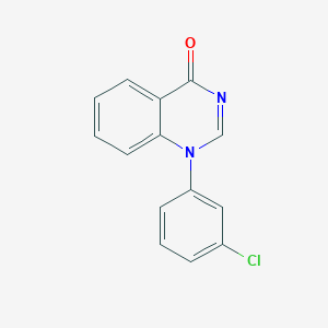 molecular formula C14H9ClN2O B432437 1-(3-Chlorophenyl)quinazolin-4(1H)-one CAS No. 64843-41-0