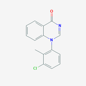 molecular formula C15H11ClN2O B432438 1-(3-Chloro-2-methylphenyl)quinazolin-4(1H)-one CAS No. 64844-00-4