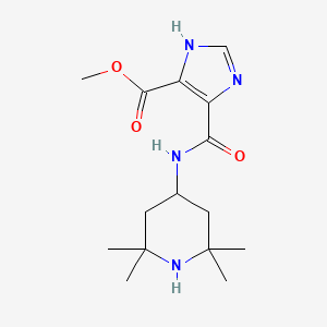 METHYL 5-{[(2,2,6,6-TETRAMETHYL-4-PIPERIDYL)AMINO]CARBONYL}-1H-IMIDAZOLE-4-CARBOXYLATE