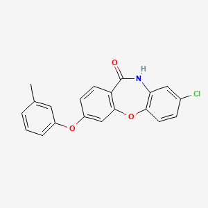 8-chloro-3-(3-methylphenoxy)dibenzo[b,f][1,4]oxazepin-11(10H)-one