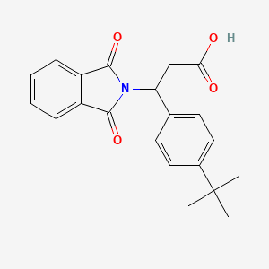 3-[4-(TERT-BUTYL)PHENYL]-3-(1,3-DIOXO-1,3-DIHYDRO-2H-ISOINDOL-2-YL)PROPANOIC ACID