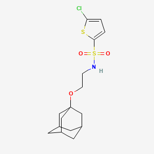 N-[2-(1-adamantyloxy)ethyl]-5-chlorothiophene-2-sulfonamide