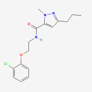 N-[2-(2-chlorophenoxy)ethyl]-1-methyl-3-propyl-1H-pyrazole-5-carboxamide