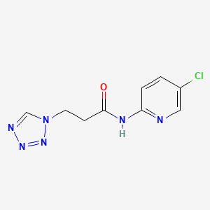 N-(5-chloropyridin-2-yl)-3-(1H-tetrazol-1-yl)propanamide