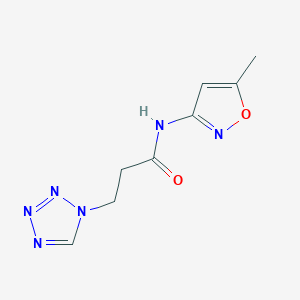 N-(5-methylisoxazol-3-yl)-3-(1H-tetrazol-1-yl)propanamide