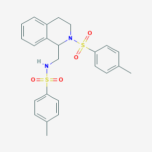 4-methyl-N-({2-[(4-methylphenyl)sulfonyl]-1,2,3,4-tetrahydroisoquinolin-1-yl}methyl)benzenesulfonamide