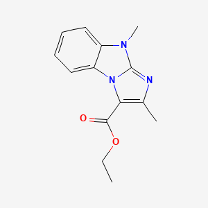 ETHYL 2,9-DIMETHYL-9H-IMIDAZO[1,2-A][1,3]BENZIMIDAZOLE-3-CARBOXYLATE