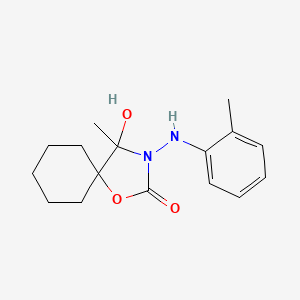 4-HYDROXY-4-METHYL-3-(2-TOLUIDINO)-1-OXA-3-AZASPIRO[4.5]DECAN-2-ONE