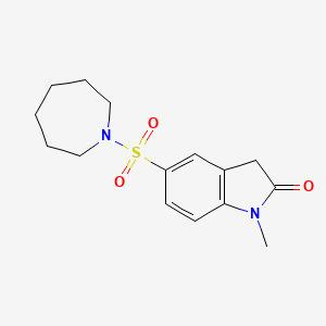 5-(1-AZEPANYLSULFONYL)-1-METHYL-1,3-DIHYDRO-2H-INDOL-2-ONE