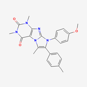 8-(4-METHOXYPHENYL)-1,3,6-TRIMETHYL-7-(4-METHYLPHENYL)-1H,2H,3H,4H,8H-IMIDAZO[1,2-G]PURINE-2,4-DIONE