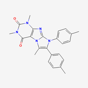 1,3,6-TRIMETHYL-7,8-BIS(4-METHYLPHENYL)-1H,2H,3H,4H,8H-IMIDAZO[1,2-G]PURINE-2,4-DIONE