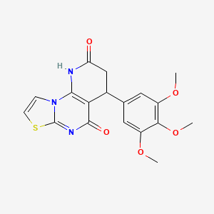 4-(3,4,5-trimethoxyphenyl)-3,4-dihydro-2H-pyrido[3,2-e][1,3]thiazolo[3,2-a]pyrimidine-2,5(1H)-dione