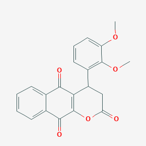 4-(2,3-dimethoxyphenyl)-3,4-dihydro-2H-benzo[g]chromene-2,5,10-trione