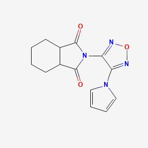 2-[4-(1H-pyrrol-1-yl)-1,2,5-oxadiazol-3-yl]hexahydro-1H-isoindole-1,3(2H)-dione