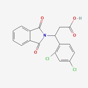 3-(2,4-dichlorophenyl)-3-(1,3-dioxo-1,3-dihydro-2H-isoindol-2-yl)propanoic acid