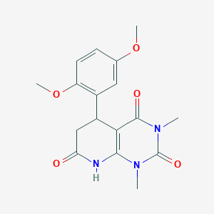 5-(2,5-dimethoxyphenyl)-1,3-dimethyl-5,8-dihydropyrido[2,3-d]pyrimidine-2,4,7(1H,3H,6H)-trione