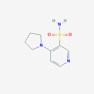 molecular formula C9H13N3O2S B432638 4-Pyrrolidin-1-ylpyridine-3-sulfonamide CAS No. 73743-03-0