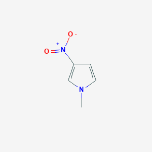 molecular formula C5H6N2O2 B4326548 1-methyl-3-nitro-1H-pyrrole 