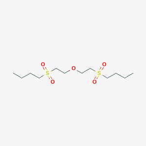 molecular formula C12H26O5S2 B4326573 1,1'-[oxybis(ethane-2,1-diylsulfonyl)]dibutane 