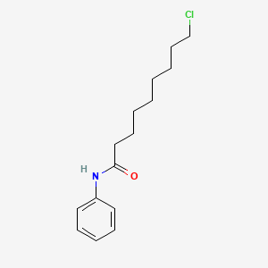molecular formula C15H22ClNO B4326616 9-chloro-N-phenylnonanamide 