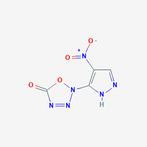 2-(4-nitro-1H-pyrazol-3-yl)-1,2,3,4-oxatriazol-2-ium-5-olate