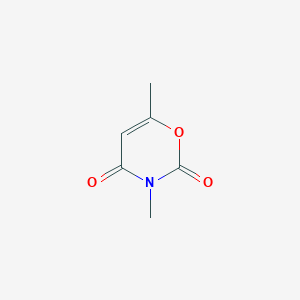 molecular formula C6H7NO3 B4327582 3,6-dimethyl-2H-1,3-oxazine-2,4(3H)-dione CAS No. 10128-60-6