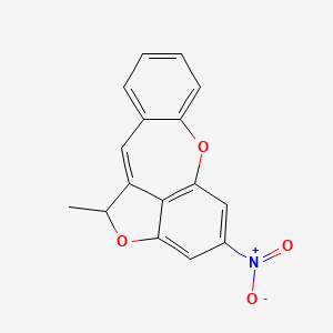 molecular formula C16H11NO4 B4327779 1-methyl-4-nitro-1H-benzo[b]furo[4,3,2-ef][1]benzoxepine 