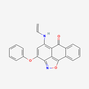molecular formula C22H14N2O3 B4327810 3-phenoxy-5-(vinylamino)-6H-anthra[1,9-cd]isoxazol-6-one 