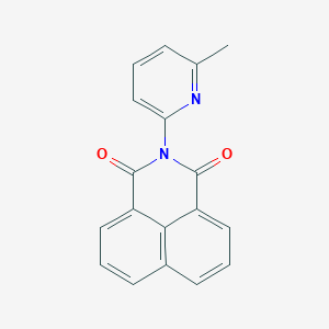molecular formula C18H12N2O2 B432809 2-(6-methylpyridin-2-yl)-1H-benzo[de]isoquinoline-1,3(2H)-dione CAS No. 304876-61-7