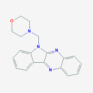 molecular formula C19H18N4O B432814 4-(Indolo[3,2-b]quinoxalin-6-ylmethyl)morpholine CAS No. 53003-22-8