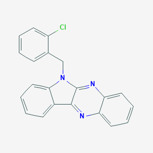 molecular formula C21H14ClN3 B432821 6-(2-chlorobenzyl)-6H-indolo[2,3-b]quinoxaline CAS No. 328016-21-3