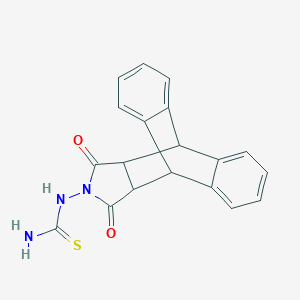 molecular formula C19H15N3O2S B432831 (16,18-Dioxo-17-azapentacyclo[6.6.5.02,7.09,14.015,19]nonadeca-2,4,6,9,11,13-hexaen-17-yl)thiourea CAS No. 664972-93-4