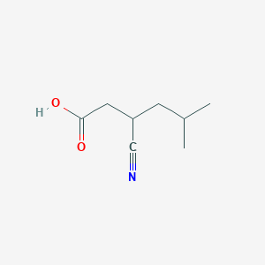 molecular formula C8H13NO2 B043284 3-氰基-5-甲基己酸 CAS No. 181289-16-7