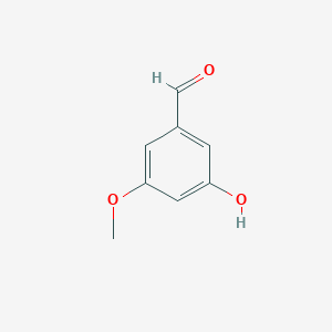 molecular formula C8H8O3 B043286 3-羟基-5-甲氧基苯甲醛 CAS No. 57179-35-8
